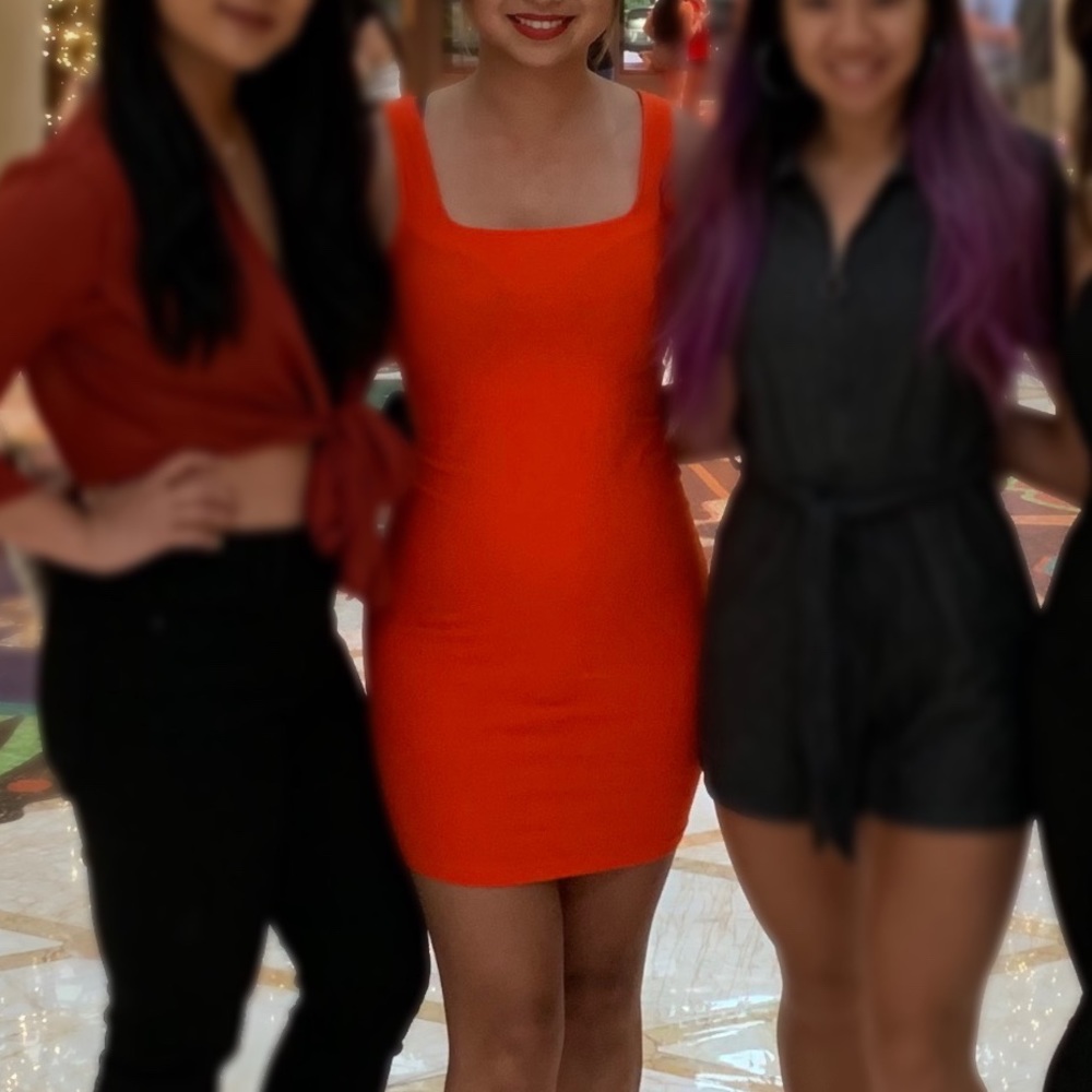 Wild Fable Orange Mini dress